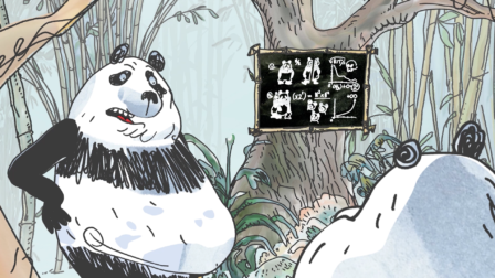 Pandas Dans La Brume - Still de la saison - série animée par squarefish studio