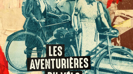 Affiche documentaire motion design les aventurières du vélo | Squarefish animation studio